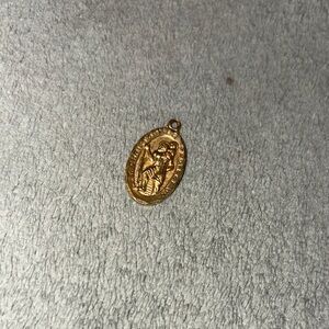 Gold Saint Christopher Pendant